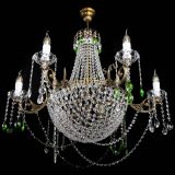 Люстра Елизавета малая №9 под бронзу Зеленая в Химках