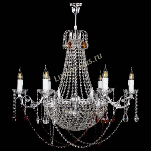 Люстра Елизавета малая №9 чайная в Химках Гусь Хрустальный