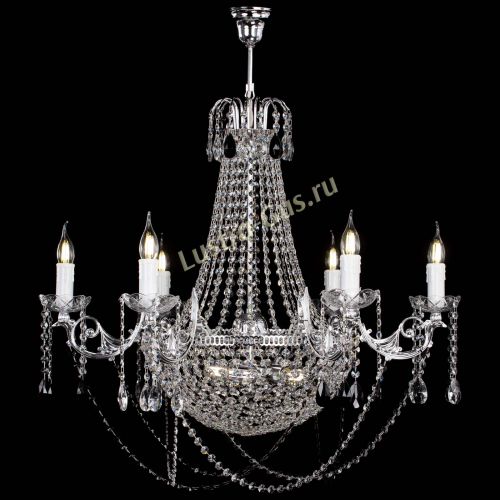 Люстра Елизавета малая №9 черная в Химках Гусь Хрустальный