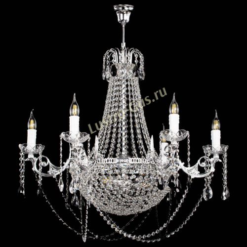 Люстра Елизавета малая №9 черная в Химках Гусь Хрустальный