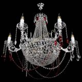 Люстра Елизавета малая №9 красная в Химках