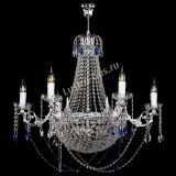 Люстра Елизавета малая №9 синяя в Химках