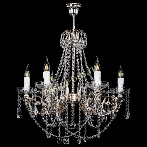 Люстра Елизавета малая (рожки - металл) в Химках Гусь Хрустальный