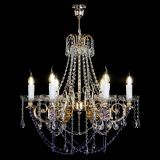 Люстра Елизавета малая Фиолетовая (рожки - металл) в Химках