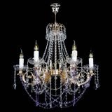 Люстра Елизавета малая Фиолетовая (рожки - металл) в Химках