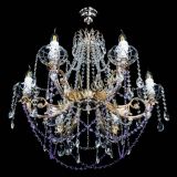 Люстра Елизавета малая Фиолетовая (рожки - металл) в Химках