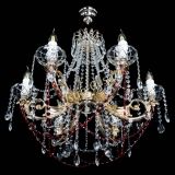 Люстра Елизавета малая Красная (рожки - металл) в Химках Люстра Елизавета малая Красная (рожки - металл) в Химках