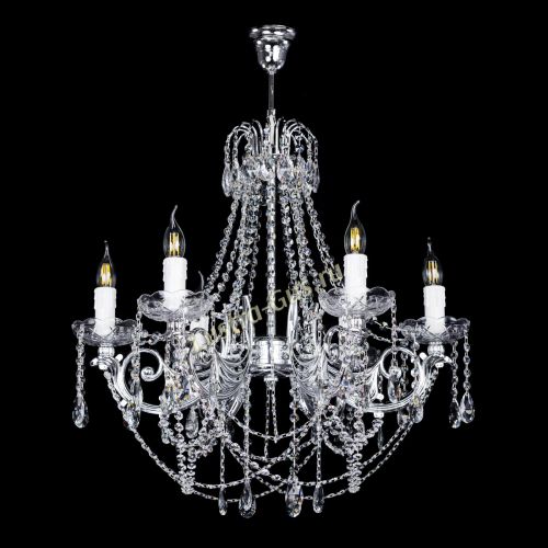 Люстра Елизавета малая (рожки - металл) в Химках Гусь Хрустальный