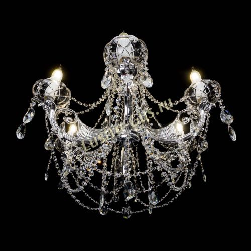 Люстра Елизавета малая (рожки - металл) в Химках Гусь Хрустальный