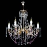 Люстра Елизавета малая Розовая (рожки - металл) в Химках