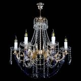 Люстра Елизавета малая Синяя (рожки - металл) в Химках