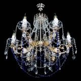 Люстра Елизавета малая Синяя (рожки - металл) в Химках