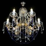 Люстра Елизавета малая Синяя (рожки - металл) в Химках