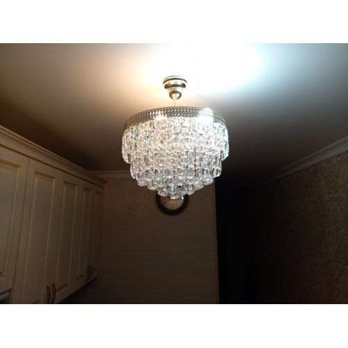 Люстра Флоренция №3 пластинка конус в Химках Гусь Хрустальный