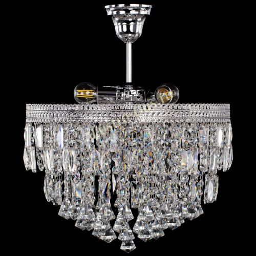 Люстра Флоренция №3 пластинка конус в Химках Гусь Хрустальный