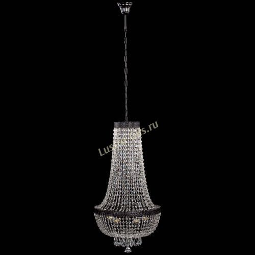 Люстра Флоренция №5 Купол черная удлиненная в Химках Гусь Хрустальный