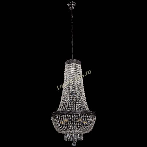 Люстра Флоренция №5 Купол черная удлиненная в Химках Гусь Хрустальный