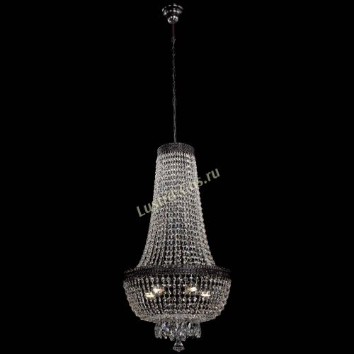 Люстра Флоренция №5 Купол черная удлиненная в Химках Гусь Хрустальный