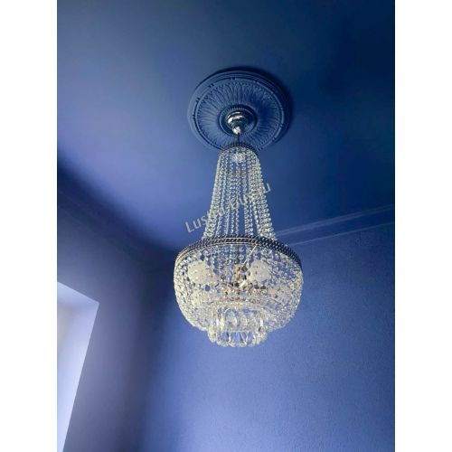 Люстра Флоренция №5 Купол длинный с подвесом в Химках Гусь Хрустальный