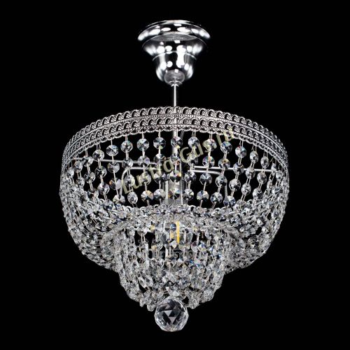 Люстра Каскад Флоренция №1 малая в Химках Гусь Хрустальный