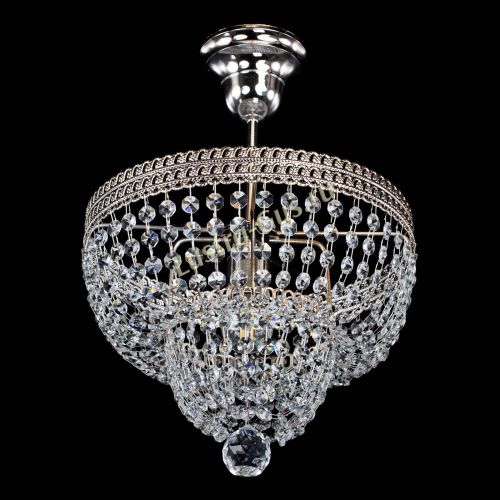 Люстра Каскад Флоренция №1 малая в Химках Гусь Хрустальный