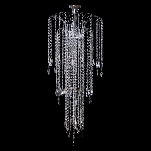 Люстра Каскад №18 с подвесом в Химках Гусь Хрустальный
