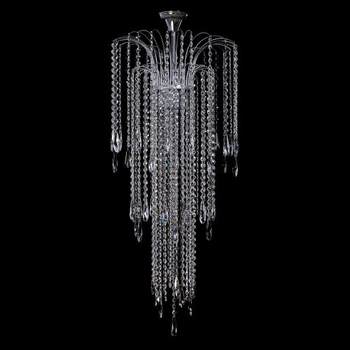 Люстра Каскад №18 с подвесом в Химках Гусь Хрустальный