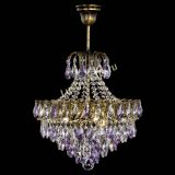 Люстра Грация с подвесом под бронзу Фиолетовая в Химках Люстра Грация с подвесом под бронзу Фиолетовая в Химках