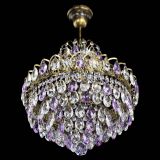 Люстра Грация с подвесом под бронзу Фиолетовая в Химках Люстра Грация с подвесом под бронзу Фиолетовая в Химках