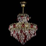 Люстра Грация с подвесом под бронзу Красная в Химках