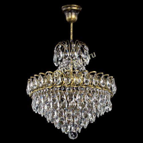 Люстра Грация с подвесом под бронзу в Химках Гусь Хрустальный