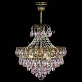 Люстра Грация с подвесом под бронзу Розовая в Химках