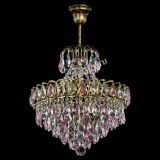 Люстра Грация с подвесом под бронзу Розовая в Химках