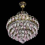 Люстра Грация с подвесом под бронзу Розовая в Химках