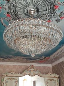 Люстра Хрустальный Каскад №1 с подвесом в Химках отзыв и фото покупателя