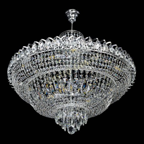 Люстра Хрустальный Каскад №11 с подвесом в Химках Гусь Хрустальный
