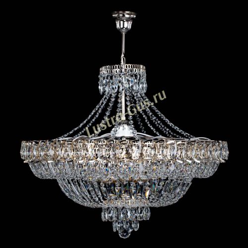 Люстра Хрустальный Каскад №11 с подвесом в Химках Гусь Хрустальный