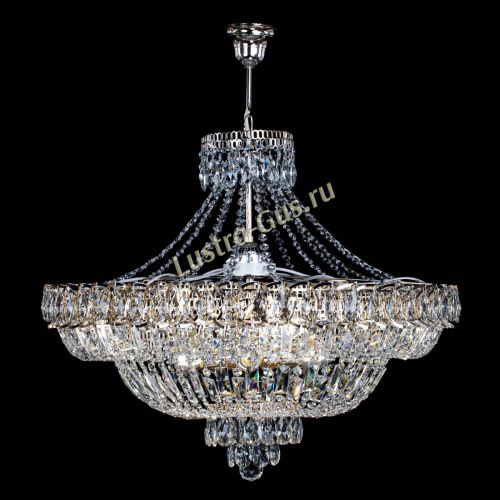 Люстра Хрустальный Каскад №11 с подвесом в Химках Гусь Хрустальный
