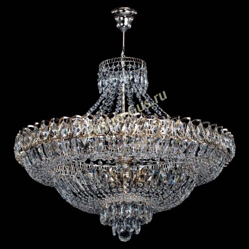 Люстра Хрустальный Каскад №11 с подвесом в Химках Гусь Хрустальный