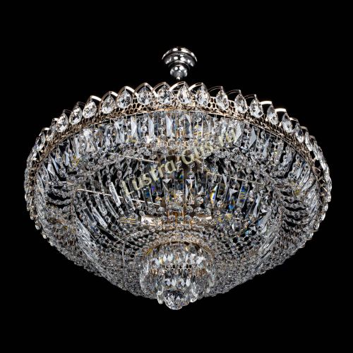 Люстра Хрустальный Каскад №11 с подвесом в Химках Гусь Хрустальный