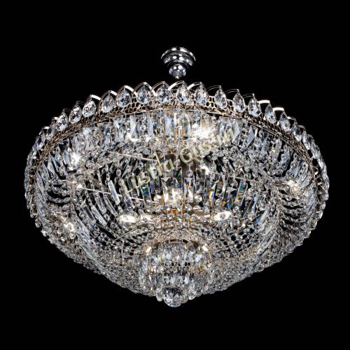 Люстра Хрустальный Каскад №11 с подвесом в Химках Гусь Хрустальный