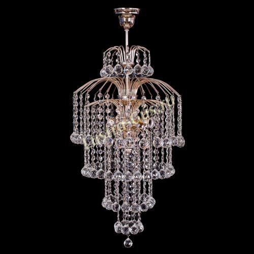 Люстра Хрустальные Брызги Каскад в Химках Гусь Хрустальный