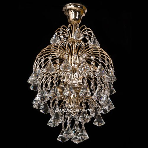 Люстра Хрустальные Брызги Конус 40 в Химках Гусь Хрустальный