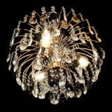 Люстра Хрустальные брызги с подвесом журавлик черный в Химках