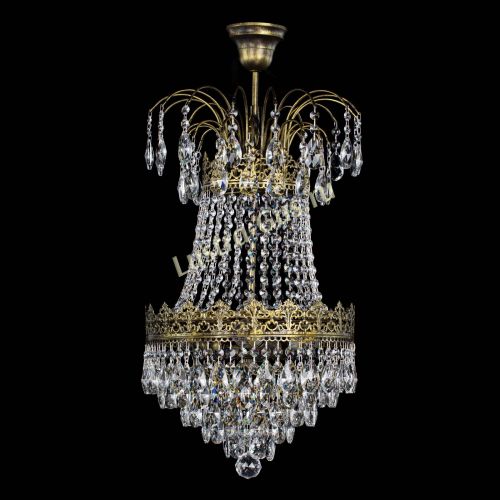 Люстра Империя под бронзу в Химках Гусь Хрустальный