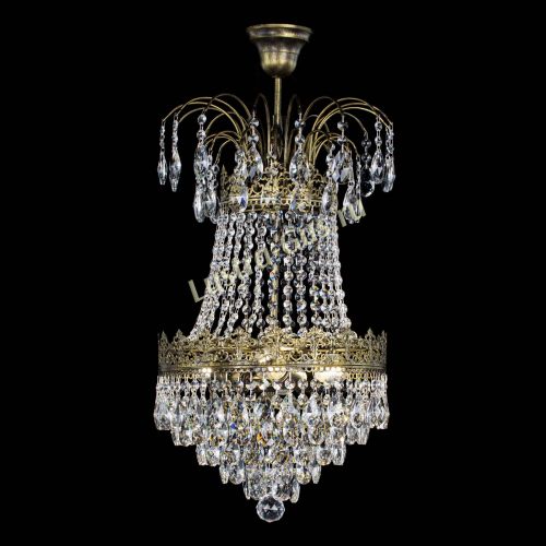 Люстра Империя под бронзу в Химках Гусь Хрустальный