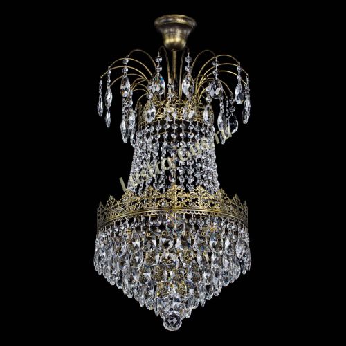 Люстра Империя под бронзу в Химках Гусь Хрустальный