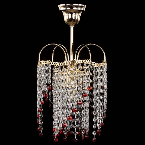 Люстра Иволга №1 Оптикон красная в Химках Гусь Хрустальный