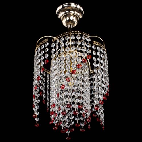 Люстра Иволга №1 Оптикон красная в Химках Гусь Хрустальный