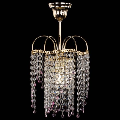 Люстра Иволга №1 Оптикон розовая в Химках Гусь Хрустальный